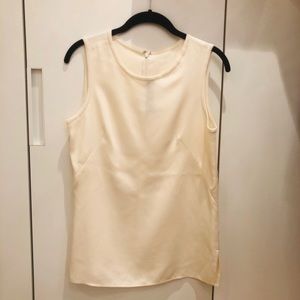 St. John Silk Ivory Shell